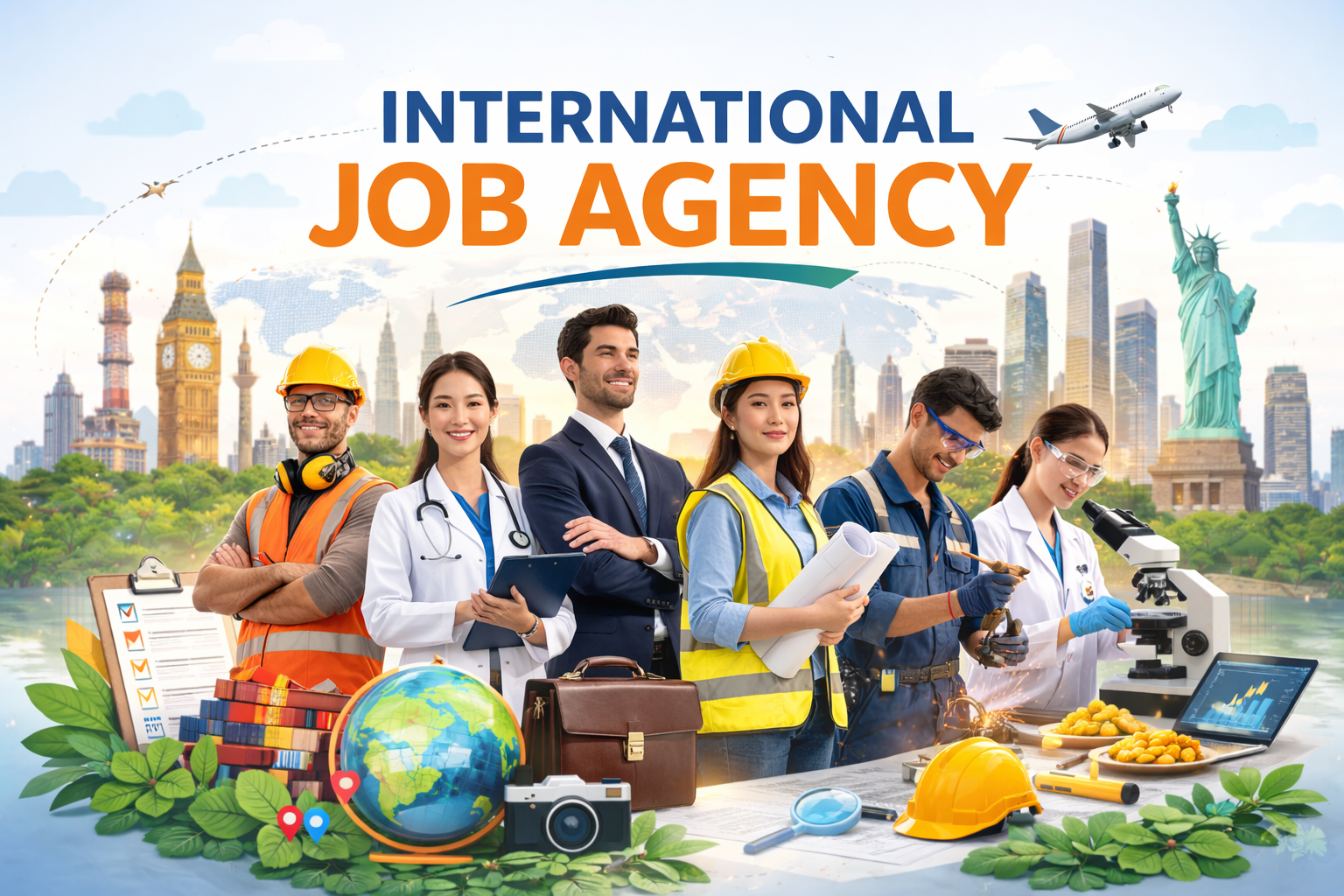Smart Inbox Technology recruitment agency cover showing overseas job opportunities